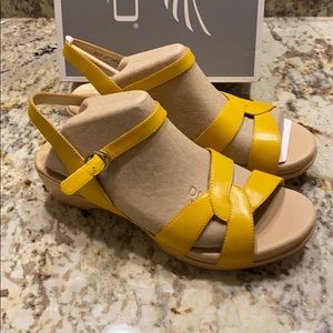 Dansko | Shoes | New In Box Dansko Size 9 Yellow Karmen Sandal | Poshmark